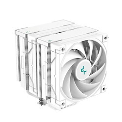 DeepCool Ak620 White Performance Dual Tower Cpu Cooler, 6 Copper Heat Pipes, 2X 120 FDB Fans, 260W Heat Dissipation LGA2066/2011-v3/1200/1511/1700