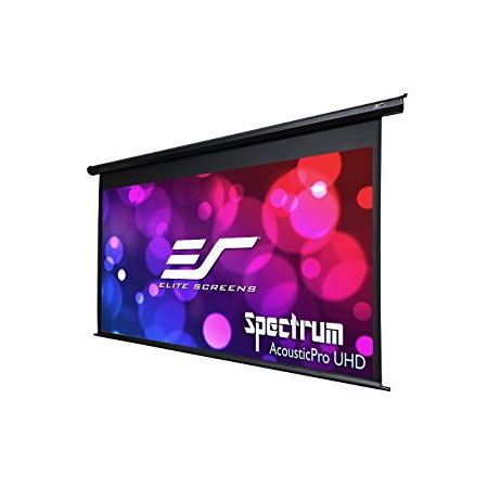 Elite Screens 125 Motorised 169 Projector Screen With Acoustic Pro Uhd Transparent Material