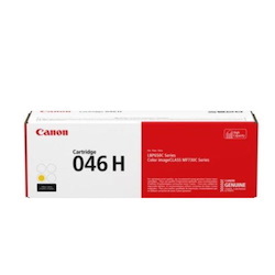 Canon 046 H Original High Yield Laser Toner Cartridge - Yellow Pack
