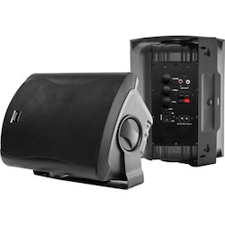 Wintal Class6aw Black Pair 2-Way 60W Class D Amp In & Outdoor Active Speakers With Standby