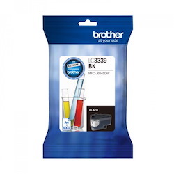 Brother LC-3339XLBK Super High Yield Black Ink Cartridge To Suit MFC-J6945DW, Up To 6000 Pages