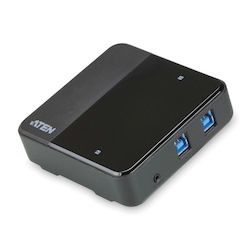 ATEN US234 USB Switch - USB 3.2 Gen 1 - 640 MB/s - Desktop, Docking Station, Printer