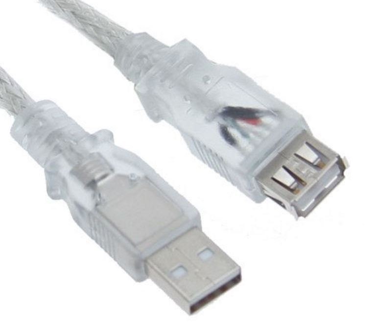 Astrotek Usb 2.0 Extension Cable 3M - Type A Male To Type A Female Transparent Colour RoHS ~Cbat-Usb2-Aa-5M