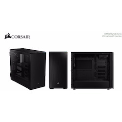 Corsair Carbide 678C Computer Case - Micro ATX, ATX Motherboard Supported - Mid-tower - Steel, Tempered Glass, Plastic - Black