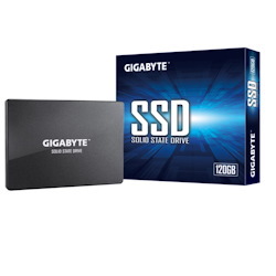 Gigabyte SSD 120GB 2.5' Sata3 500/380 MB/s 50K/60K 2240 100MM 2M HRS MTBF HMB Trim & Smart Solid State Drive 3YRS WTY