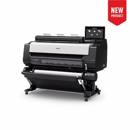 Canon Ipftx-4100 44In 5 Colour Technical Large Format Printer With Stand Aio PC And Scanner