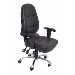 Rapidline High Back Leather Chair