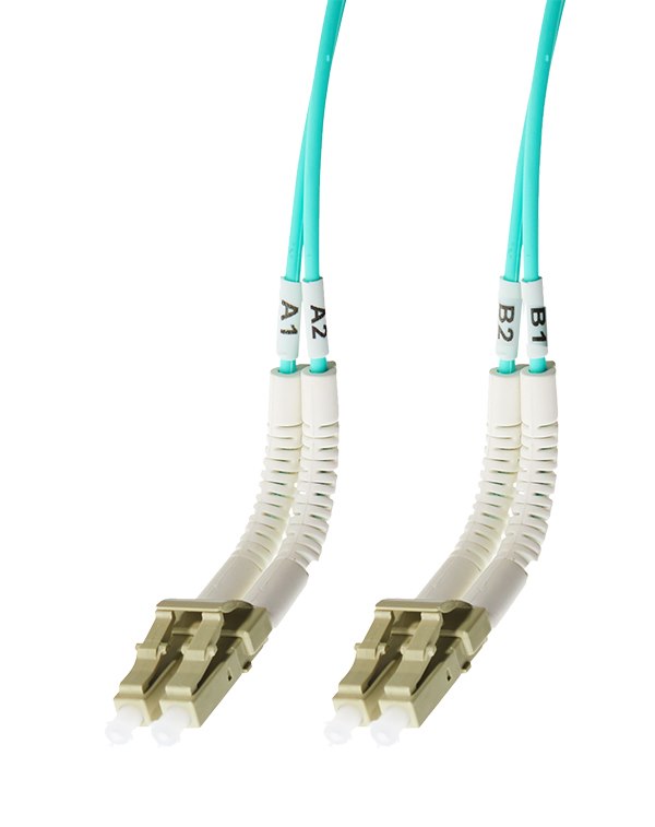 4Cabling 3M LC Flexi Boot - LC Flexi Boot Om4 Multimode Fibre Optic Duplex Patch Lead