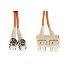 4Cabling 20M SC-ST Om1 Multimode Fibre Optic Cable: Orange
