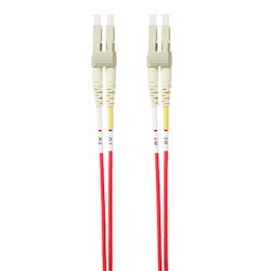 4Cabling 10M LC-LC Om4 Multimode Fibre Optic Patch Cable: Red