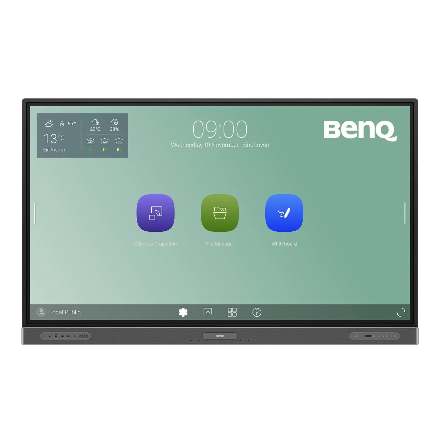 Benq 75 RP7503 4K Uhd 450Nits 12001 Contrast 40 Point Touch Android 11 Ifp Panel