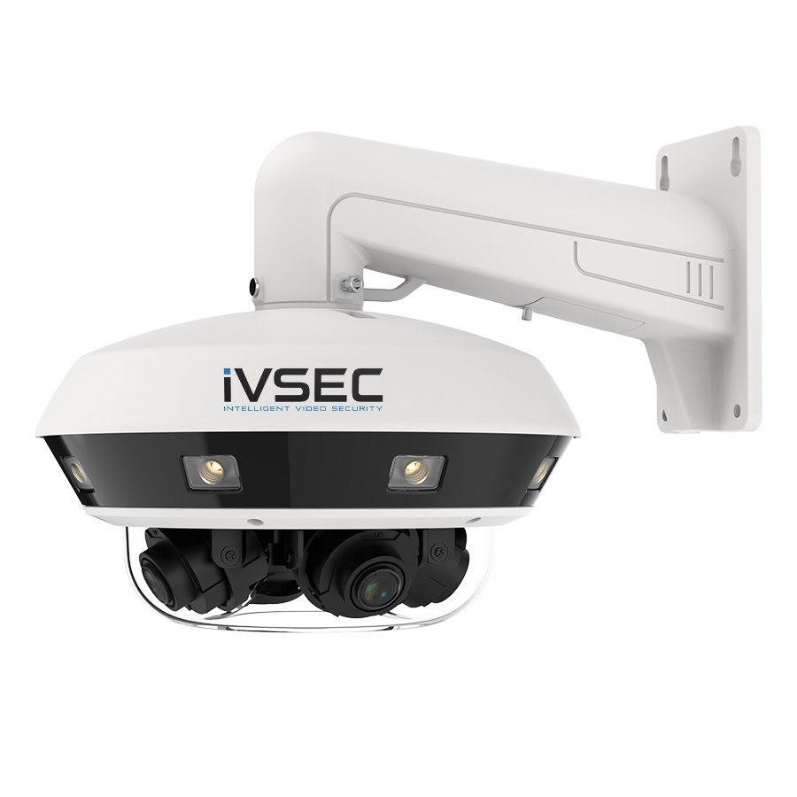 Ivsec Dome Ip Cameras 32MP Using 4-Directional 8MP Multisensor 25FPS Ip66 Ir