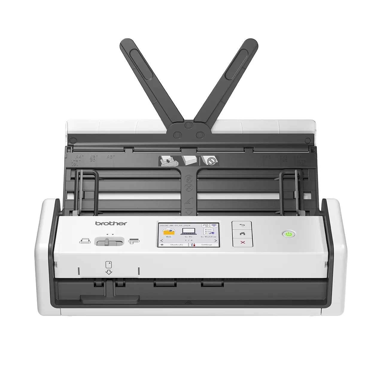 Brother Ads-1800W Compact Document Scanner With Touchscreen & WiFi (30PPM)
