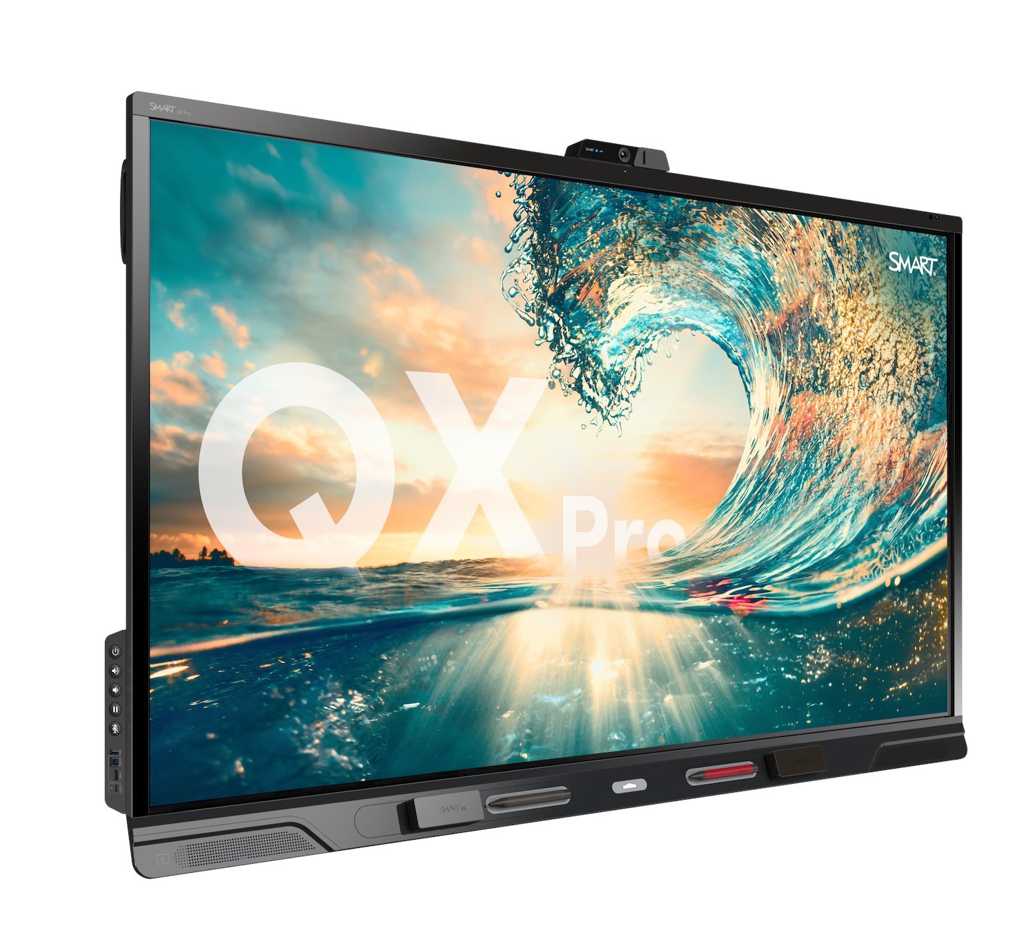 Smart Board QX075 Pro Series Interactive Display With Iq 5Y Assure And Swc-120Uhd Camera