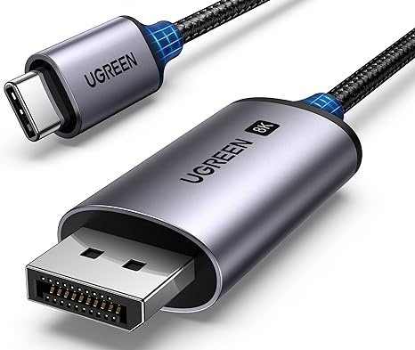 USB-C to DisplayPort, 6.6ft 8K@60Hz 4K@240Hz Thunderbolt 	