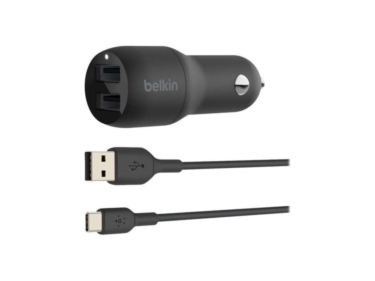 Belkin BOOST CHARGE Dual Charger car power adapter - USB - 24 Watt