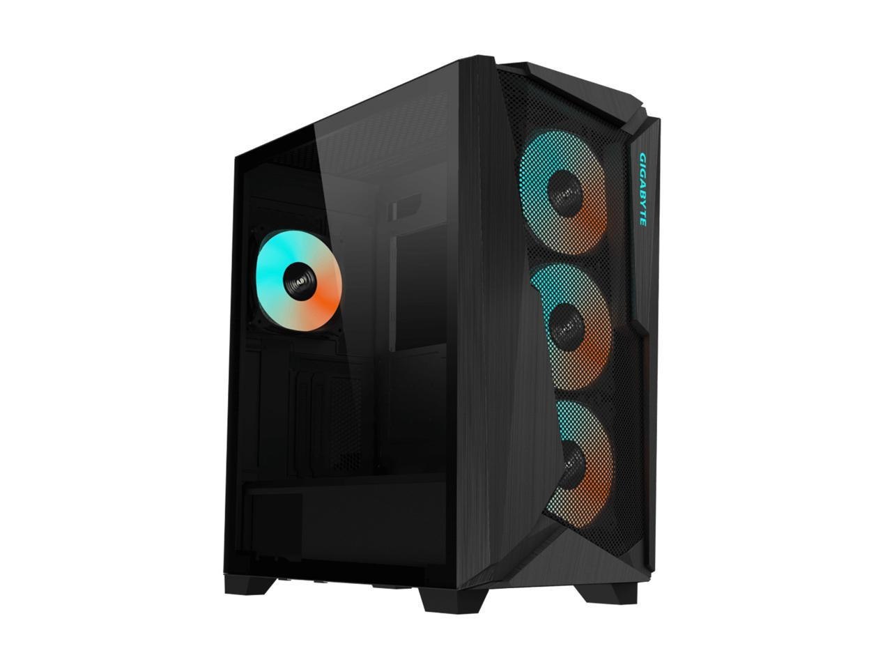 Gigabyte C301 Glass - Black Mid Tower PC Gaming Case