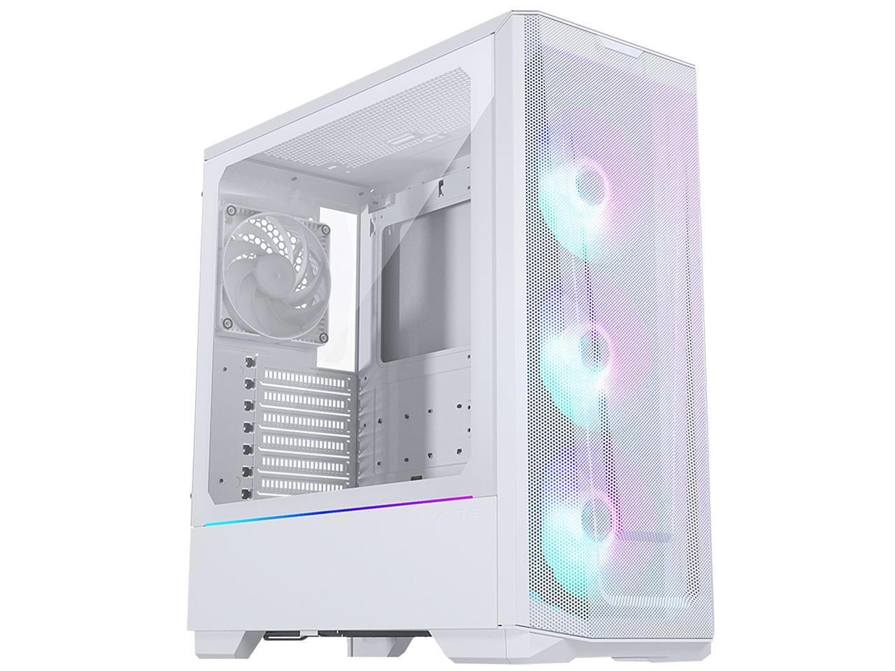 Phanteks Eclipse G360a Ph-Ec360atg_Dmw02 Matte White Steel / Tempered Glass Atx Mid Tower Computer Case