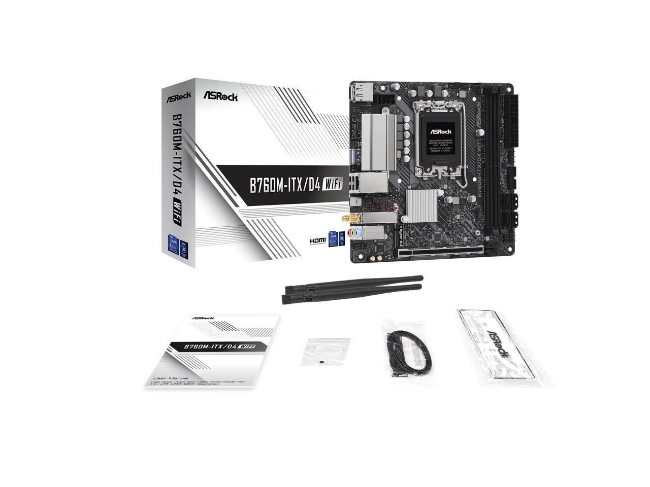 ASRock B760m-Itx WiFi Lga 1700 DDR4 Mini Itx Motherboard