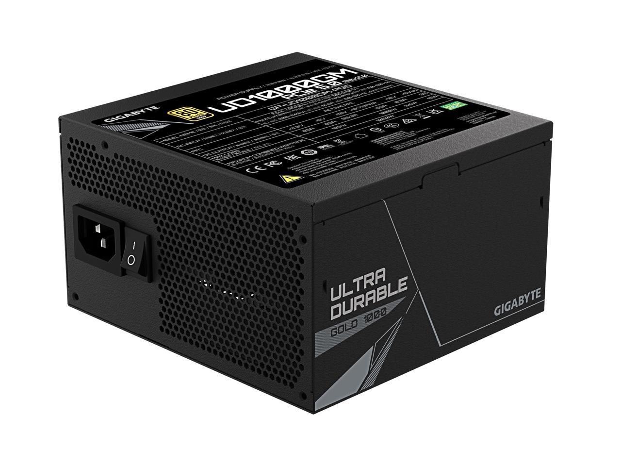 Gigabyte Gp-Ud1000gm PG5 Rev2.0 1000W 80 Plus Gold Certified Fully Modular Power Supply