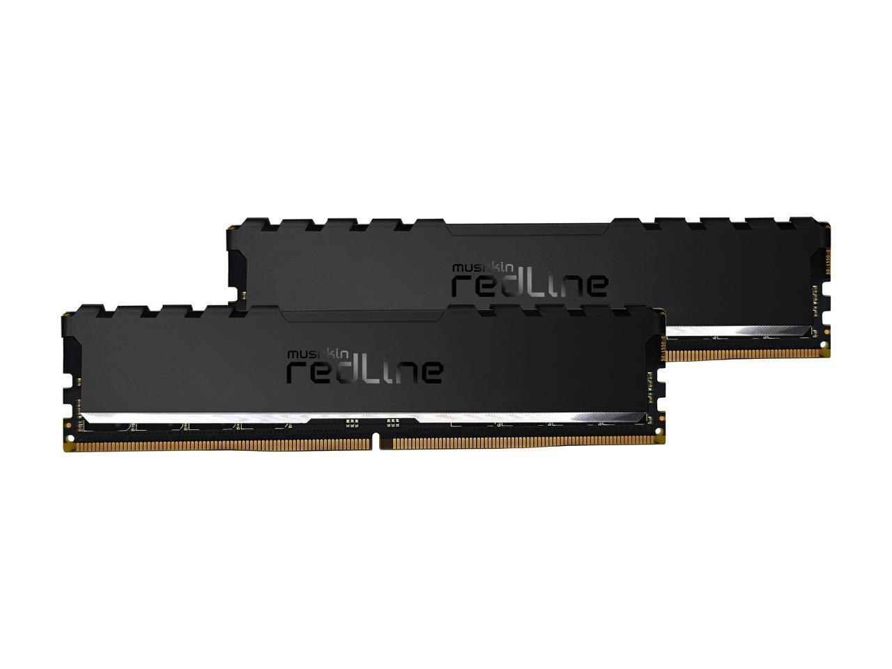 Mushkin Enhanced Redline Stiletto 64GB (2 X 32GB) 288-Pin PC Ram DDR4 3200 (PC4 25600) Desktop Memory Model Mrf4u320gjjm32gx2