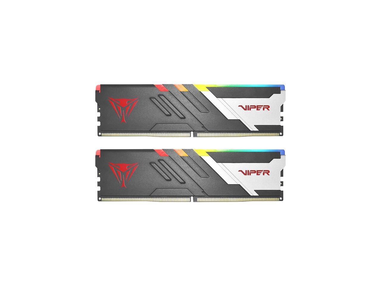 Patriot Viper Venom RGB 32GB (2 X 16GB) 288-Pin PC Ram DDR5 5600 (PC5 44800) Desktop Memory Model PVVR532G560C36K