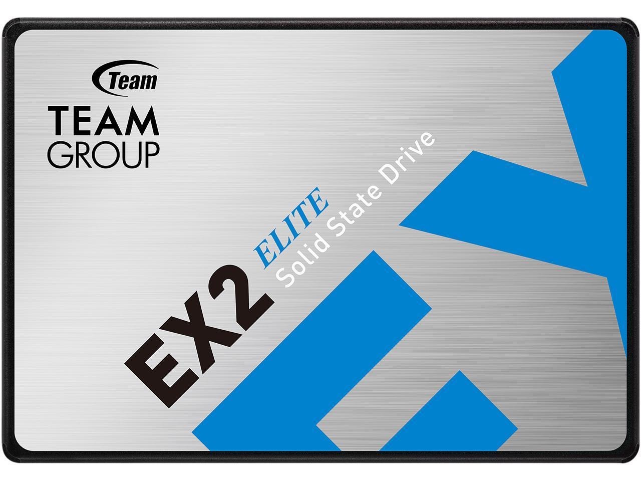 Team Group Ex2 2.5" 512GB Sata Iii 3D Nand Internal Solid State Drive (SSD) T253e2512g0c101