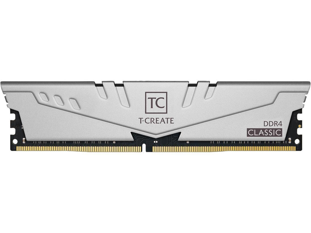 Team T-Create Classic 10 Layers 16GB (2 X 8GB) 288-Pin PC Ram DDR4 3200 (PC4 25600) Desktop Memory Model TTCCD416G3200HC22DC01