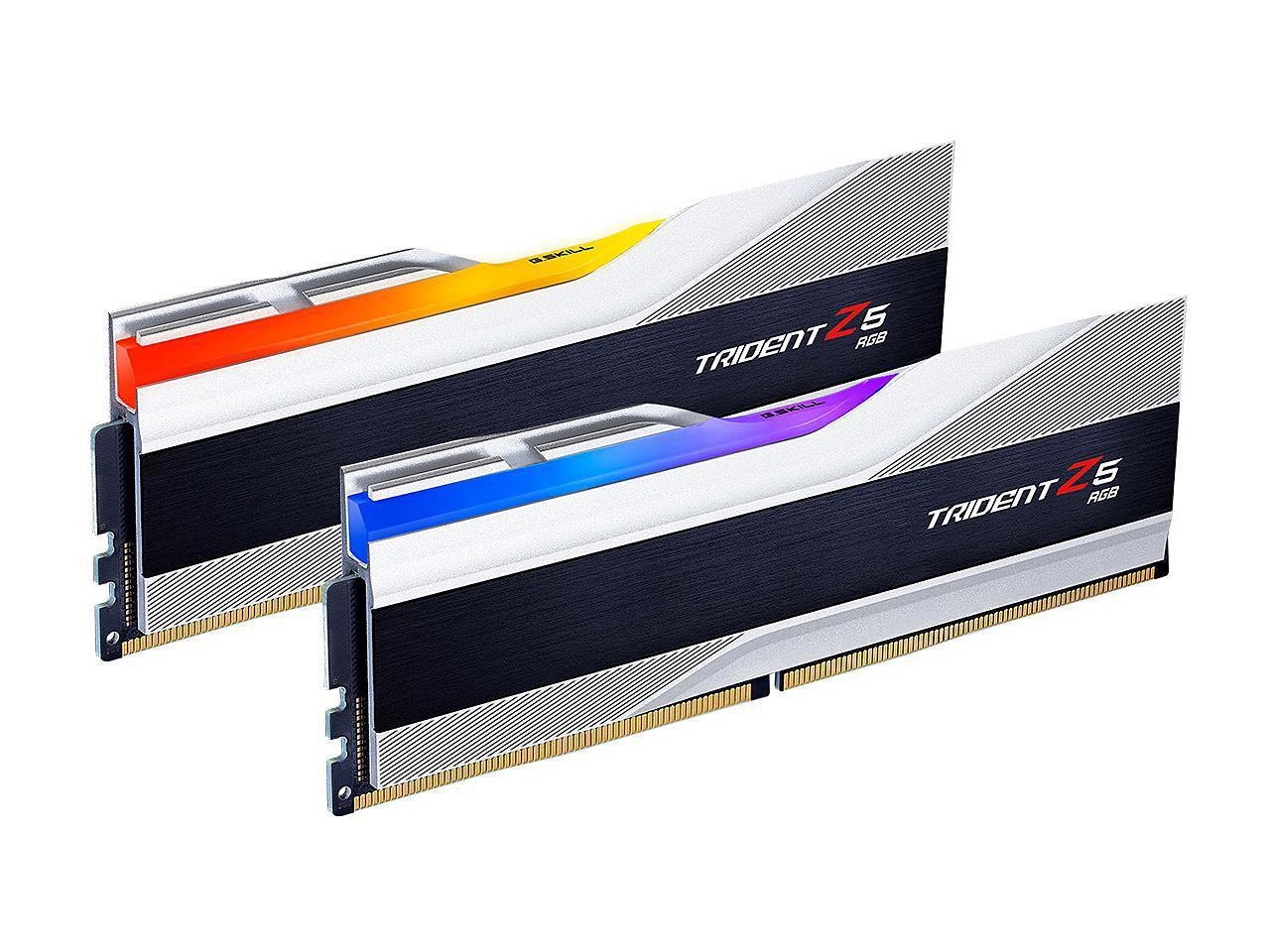 G.Skill Trident Z5 RGB Series 64GB (2 X 32GB) 288-Pin PC Ram DDR5 6000 (PC5 48000) Desktop Memory Model F5-6000J3238G32GX2-TZ5RS