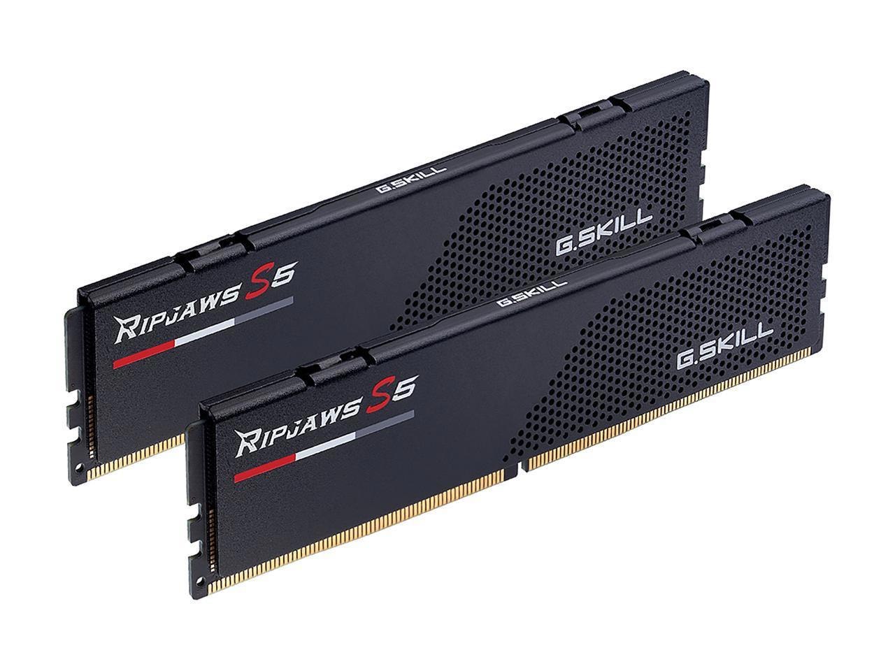 G.Skill Ripjaws S5 Series 32GB (2 X 16GB) 288-Pin PC Ram DDR5 5600 (PC5 44800) Desktop Memory Model F5-5600J3036D16GX2-RS5K