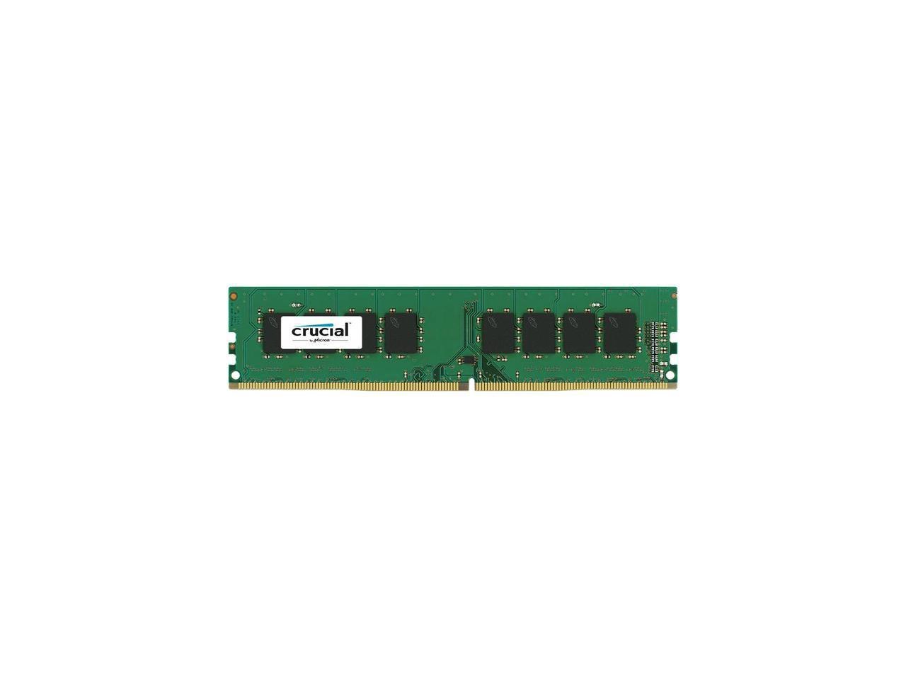 Crucial 4GB Single DDR4 2666 MT/s (PC4-21300) CL19 X8 Udimm 288-Pin Memory - CT4G4DFS8266