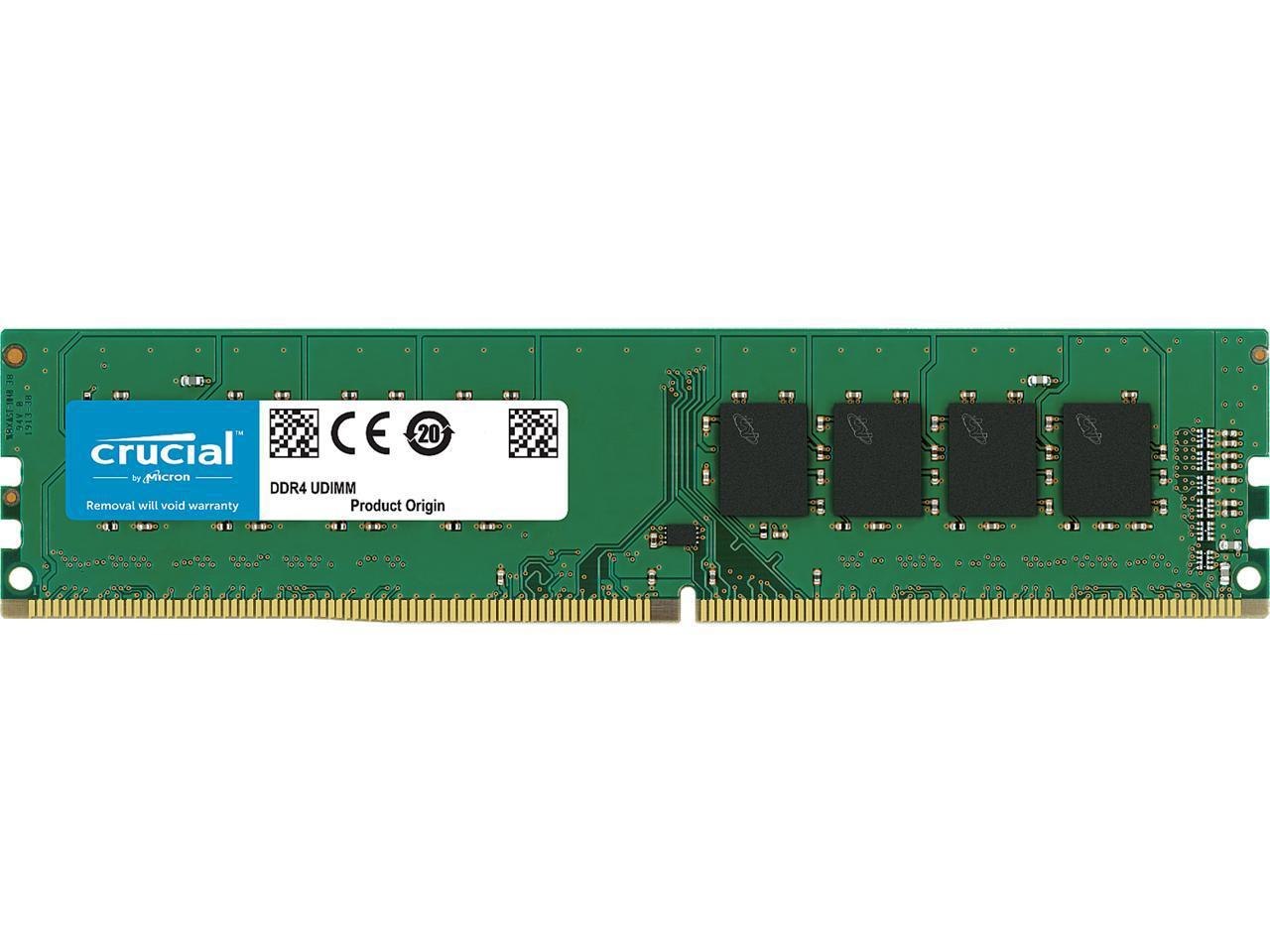 Crucial 8GB 288-Pin PC Ram DDR4 3200 (PC4 25600) Desktop Memory Model Ct8g4dfra32a