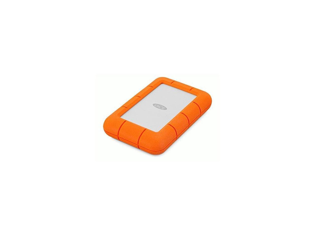 LaCie 5TB Rugged Mini Portable Hard Drive Usb 3.0 Model STJJ5000400 Orange