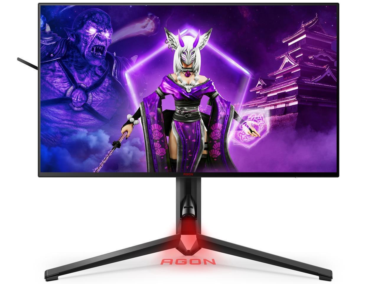 Aoc Ag274qzm 27" QHD 2560 X 1440 (2K) 240 HZ G-Sync Compatible Built-In Speakers Flat Panel Mini Led Ips Gaming Monitor