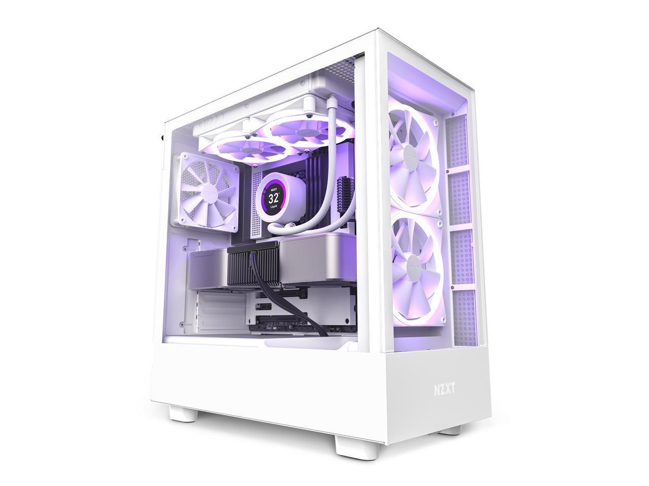 NZXT H5 Elite - All White Cc-H51ew-01 White SGCC Steel