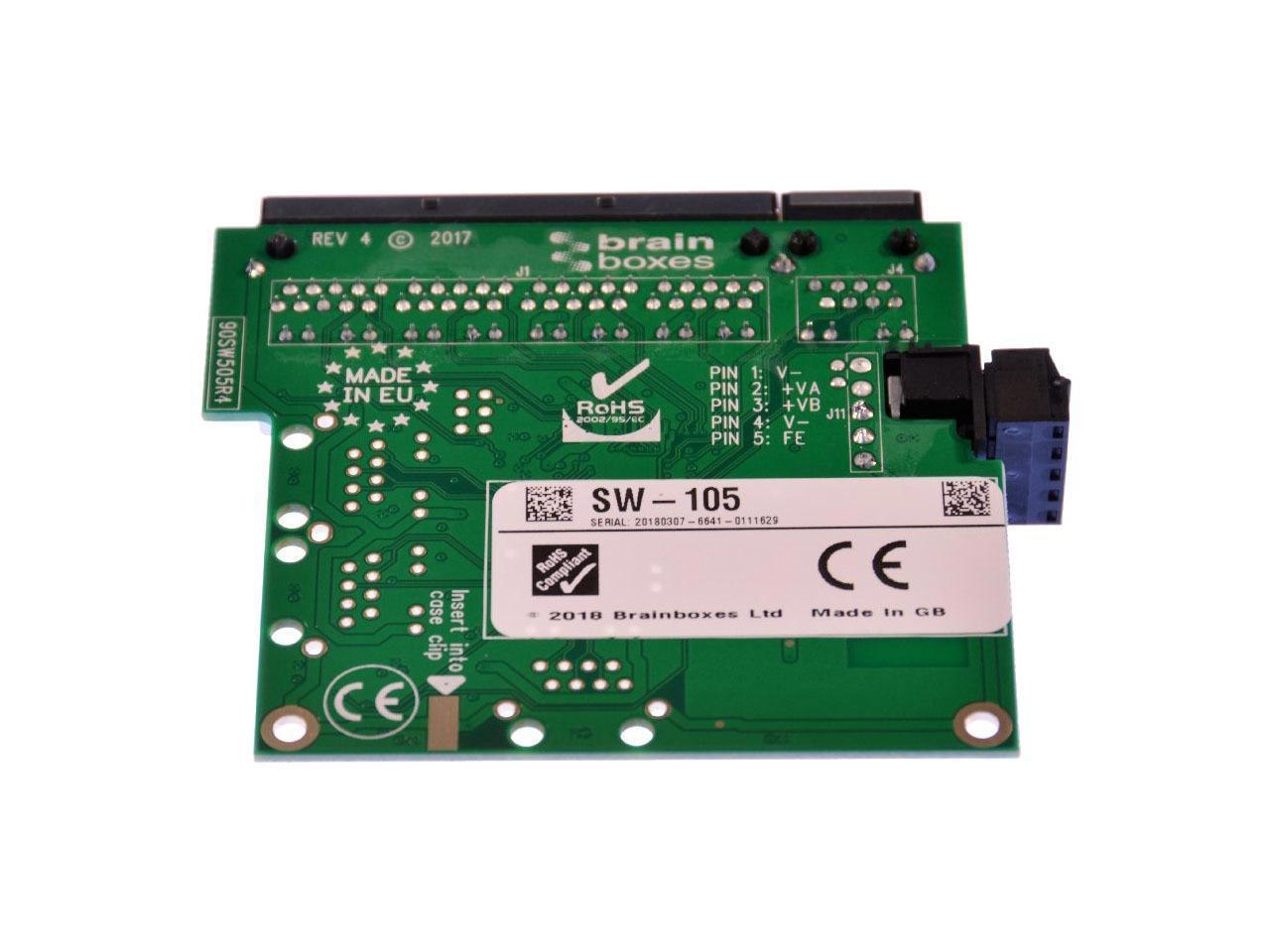 Brainboxes SW-105 Embedded 5Port Ethernet Switch