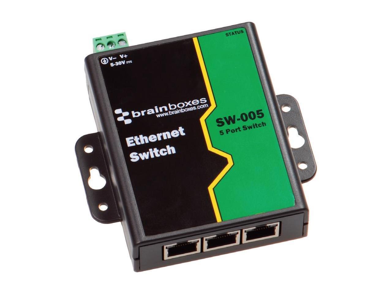 Brainboxes Unmanaged Ethernet Switch 5 Ports