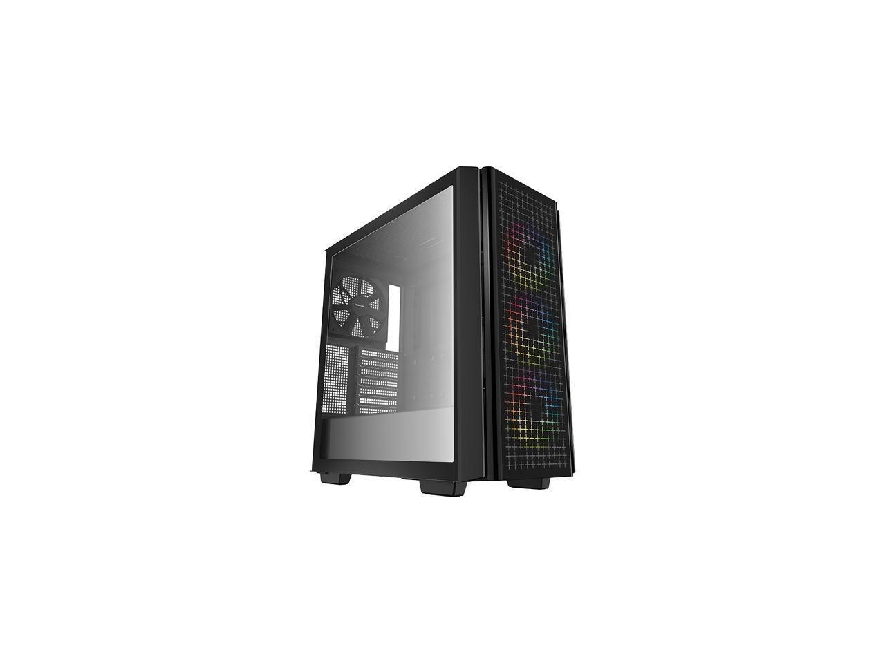 Deepcool CG540 R-Cg540-Bkage4-G-1 Black Abs / SPCC / Tempered Glass Atx Mid Tower Computer Case