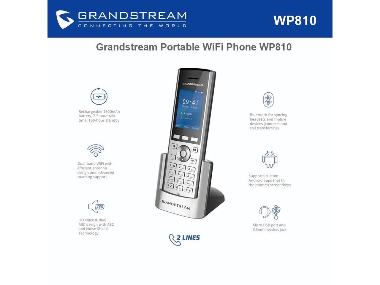 Grandstream - WP810 - Grandstream WP810 WiFi Phone