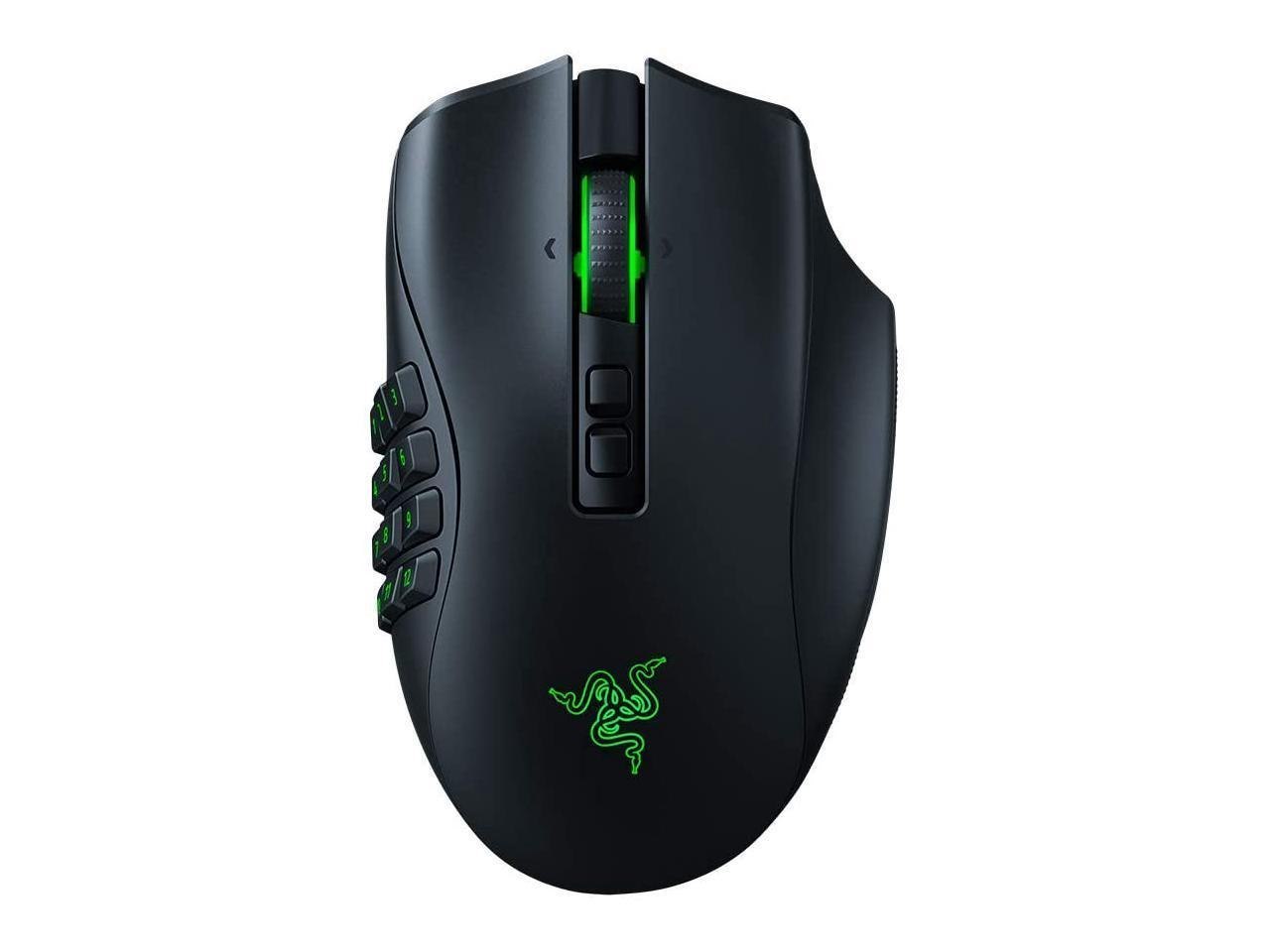 Razer Naga Pro Wireless Gaming Mouse: Interchangeable Side Plate W/ 2