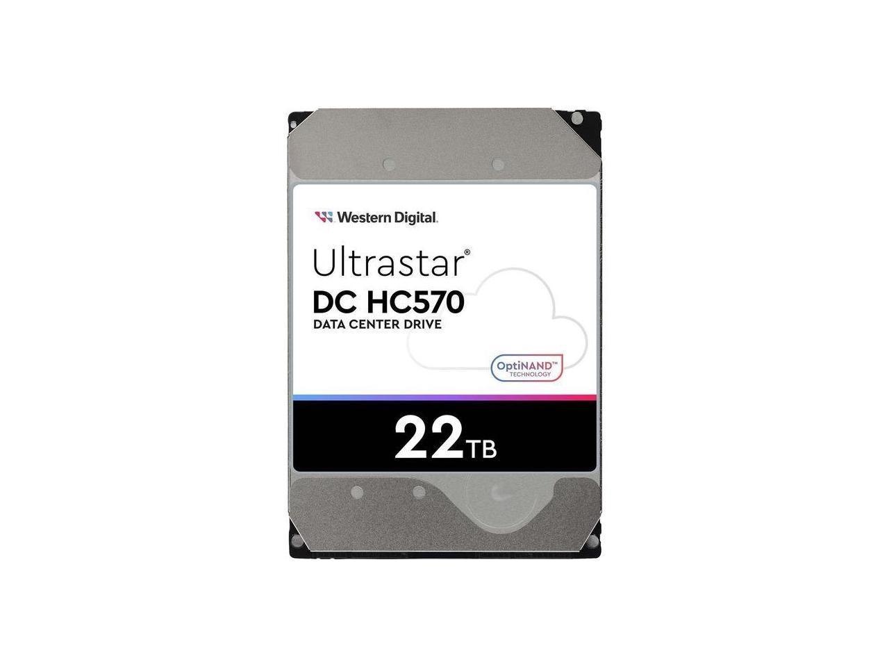 HGST Ultrastar DC HC570 0F48052 22 TB Hard Drive 3.5" Internal Sas 12Gb/s Sas