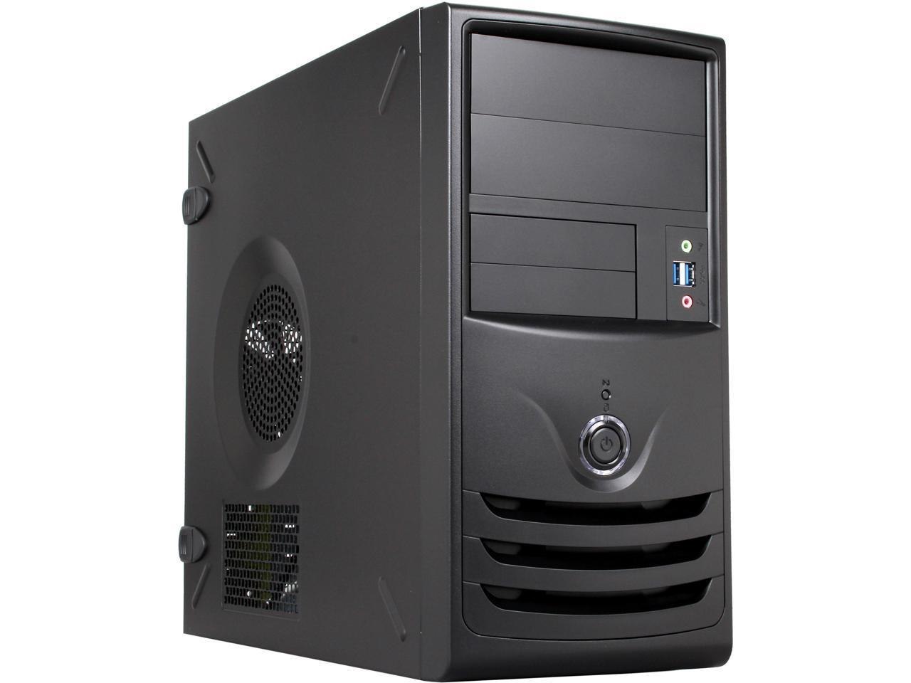 In Win Z589T.CH350TB3 Black Secc Micro Atx Mini Tower Computer Case 350W Power Supply