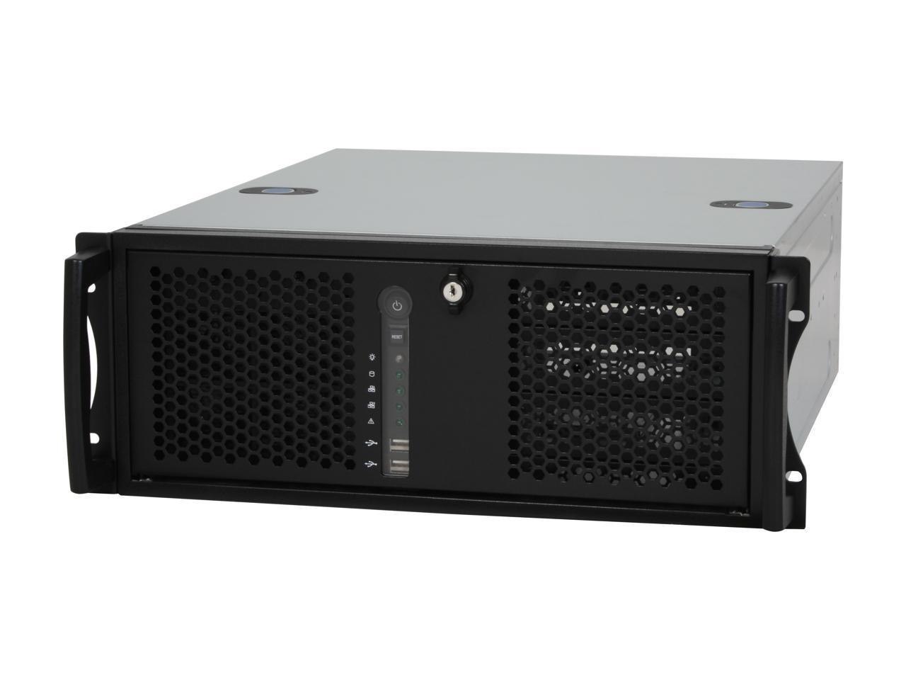 Chenbro RM42200-1 1.2MM SGCC 4U Rackmount Feature-Advanced Industrial Server Chassis 3 External 5.25" Drive Bays