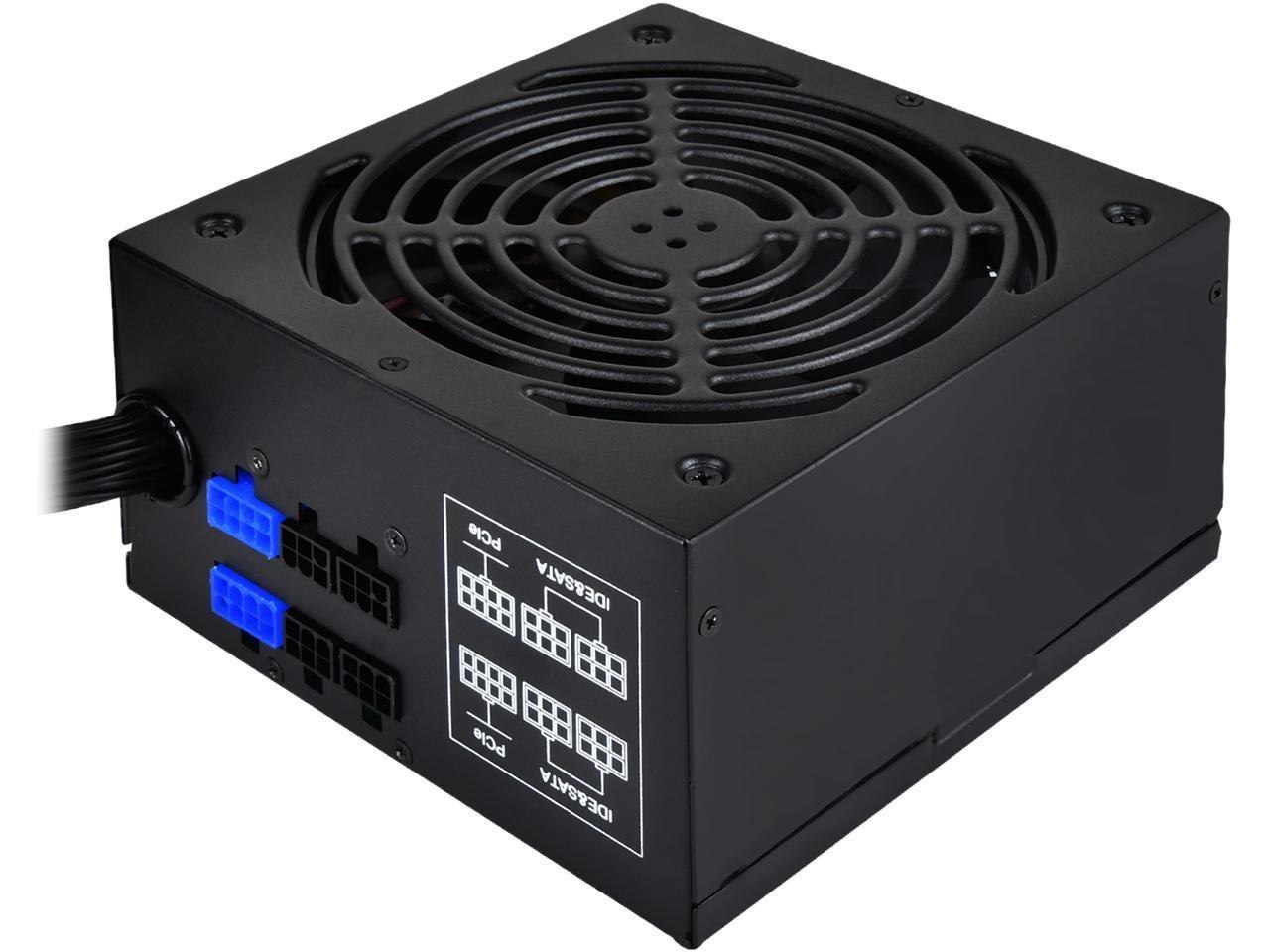 SilverStone Essential Series Sst-Et550-Hg 550 W Atx12v 80 Plus Gold Certified Semi-Modular Active PFC Power Supply