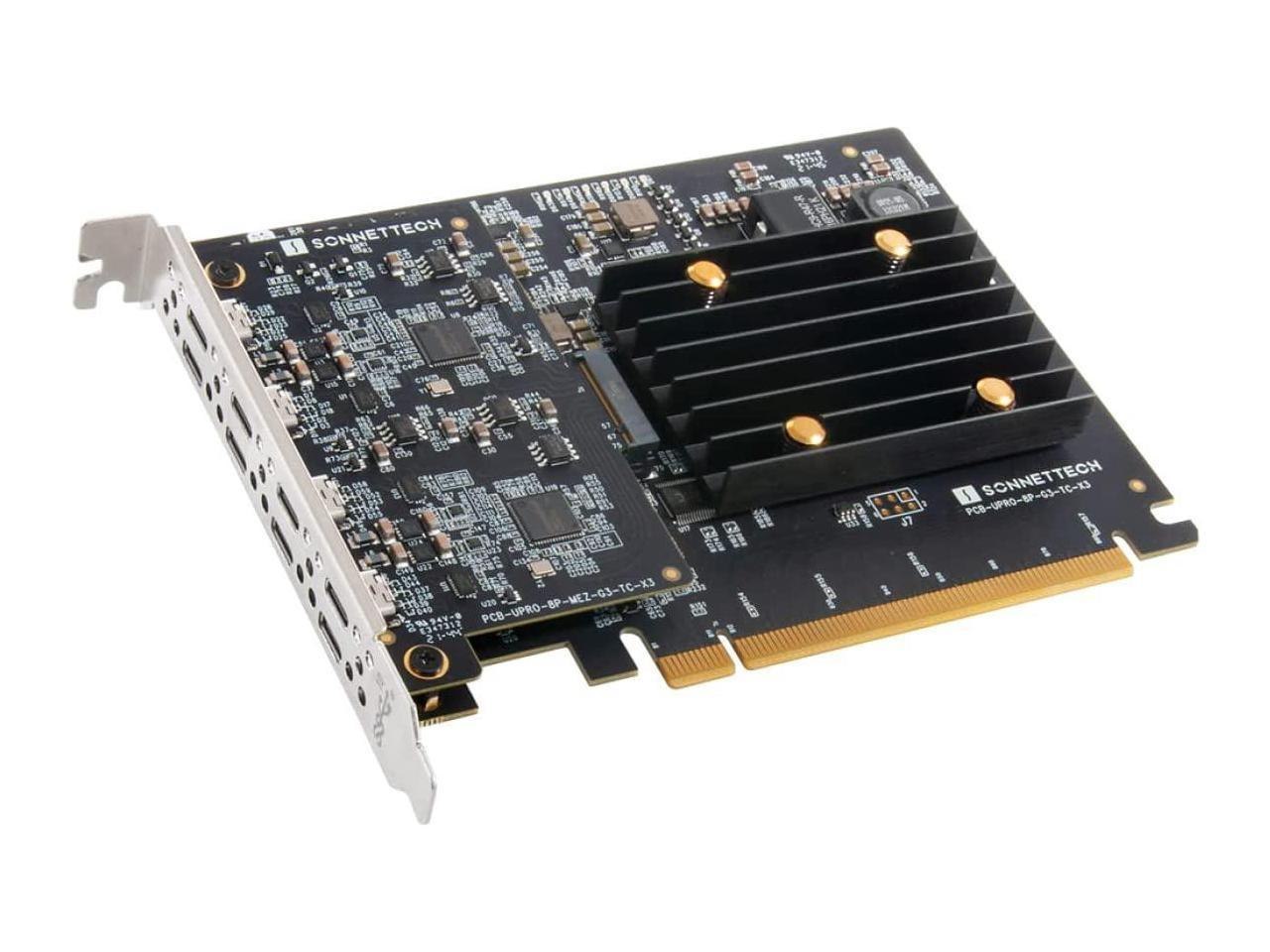 Sonnet Technologies Sonnet Allegro Pro Usb-C 8-Port PCIe Card (Pro Series Usb 3.2 PCIe Card With Four Usb 3.2 Controllers And X8 PCIe 3.0 Bridge Chip To Deliver Full 10Gbps Per Port)