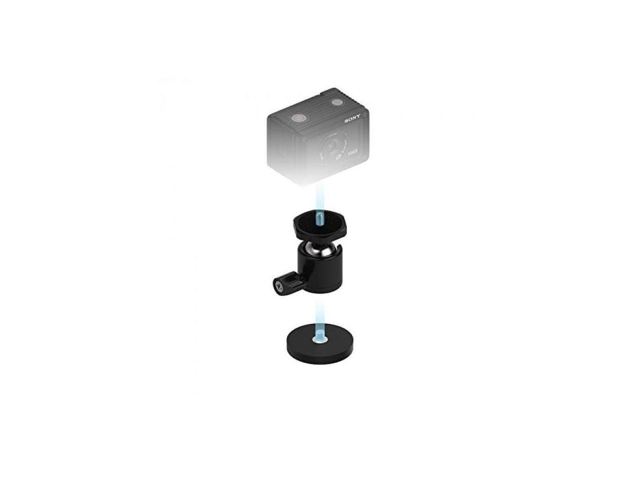 Sabrent Rubber-Coated Magnetic Mount Compatible With GoPro And Small Cameras (CS-MG43)