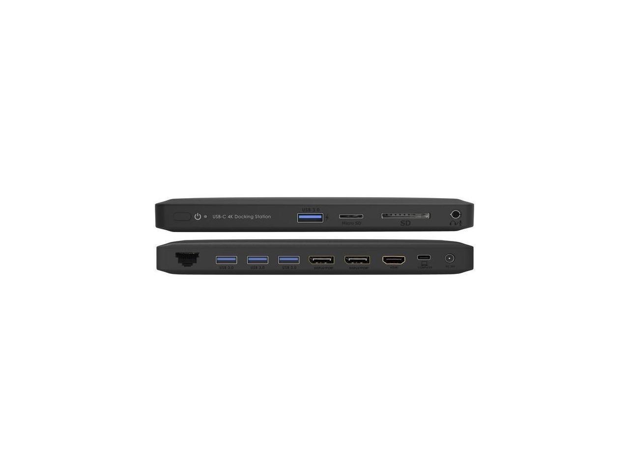 Brocade Netpatibles Usb-C Triple Display MST Docking Station W/ 100W PD Dosubc12p01bnp