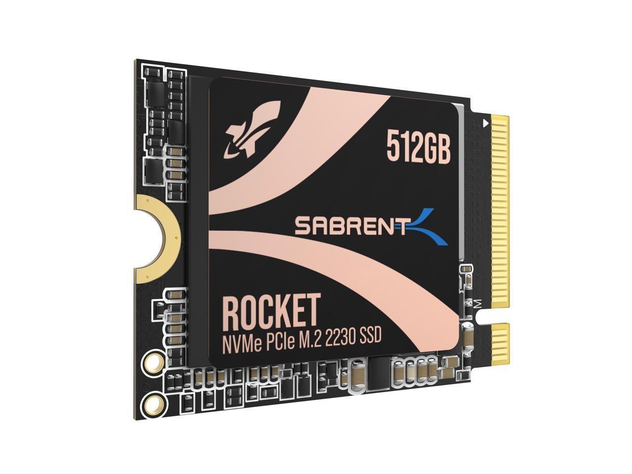 Sabrent Rocket 2230 NVMe 4.0 512GB High Performance PCIe 4.0 M.2 2230 SSD [SB-2130-512]