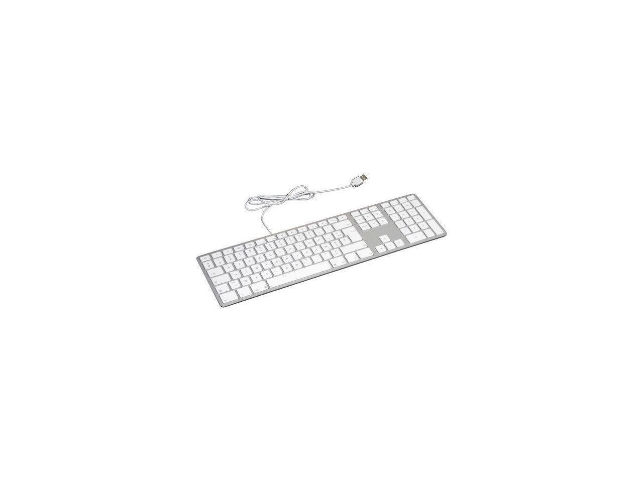 Ergoguys Matias Wired Aluminum Keyboard With Numeric Keypad For Mac