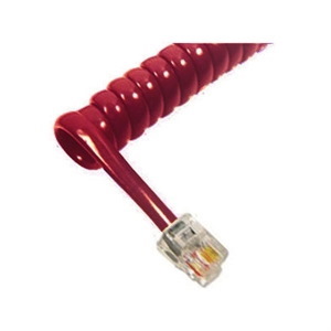 CableSys Gcha444012-Fcr / 12' Red Handset Cord